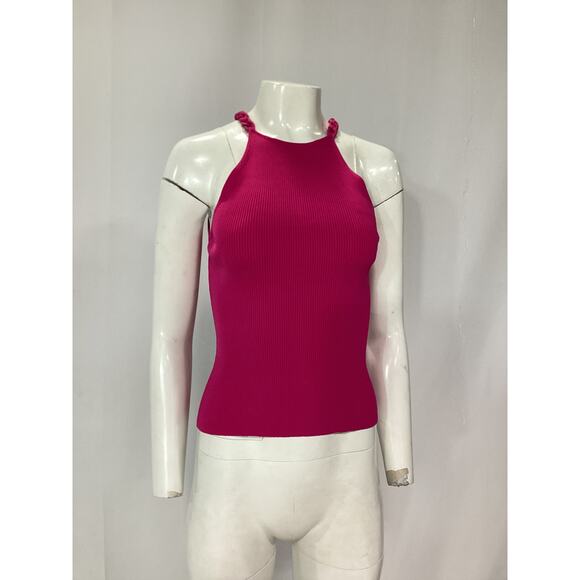 Maje 'Link' Pink Strap Top Size M - Picture 2 of 4